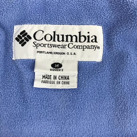 Vintage Columbia Blue Purple Ski Winter Jacket M - Picture 7 of 8
